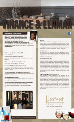 Interview met Caatje Venema
