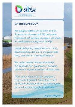 het gedicht (pdf, 4 MB) - Waterschap Vallei en Veluwe