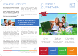 Brochure Netvisit - Sterk Midden Drenthe