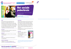 Het sociale puberbrein