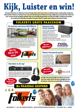 FOLKERTS GROTE PAASSHOW 2e PAASDAG
