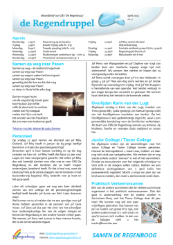 Laatste maandbrief