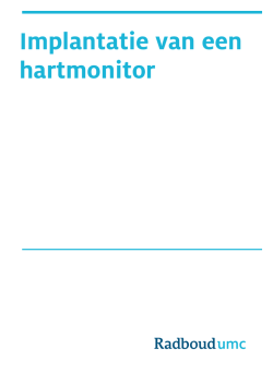 Implantatie van een hartmonitor