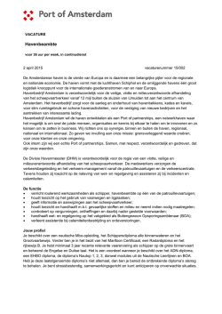 Havenbeambte - Havenbedrijf Amsterdam
