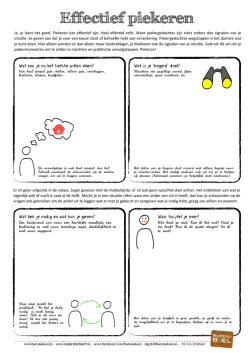 Effectief piekeren