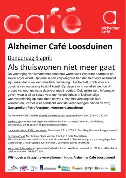 Alzheimer Café Loosduinen