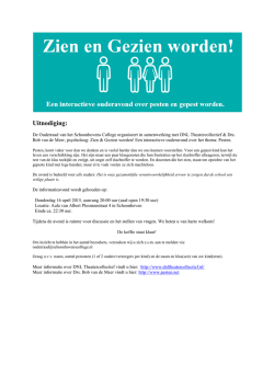 interactieve ouderavond: thema "pesten"