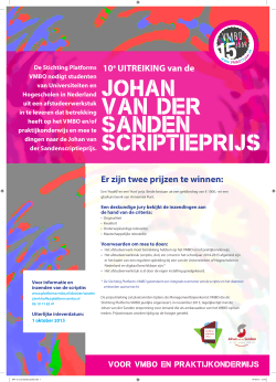 Bekijk de poster (pdf) - Stichting Platforms VMBO