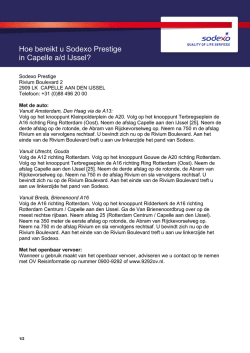 Hoe bereikt u Sodexo Prestige in Capelle a/d IJssel?