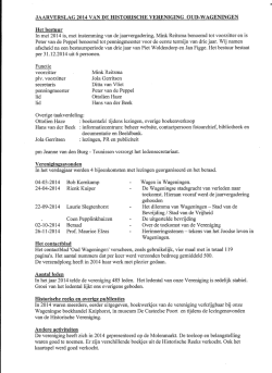 HVOW Jaarverslag 20140001