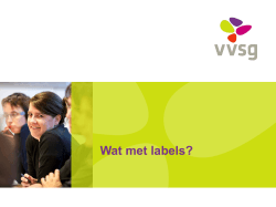 Wat met labels, Leen Van der Meeren (VVSG).