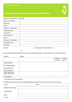 Verenigingen - Sportloket Velsen