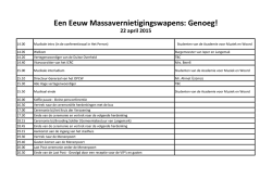 Een Eeuw Massavernietigingswapens: Genoeg!