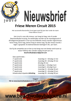 Friese Meren Circuit 2015