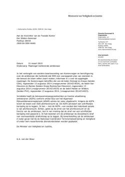 hier de brief van VenJ aan de Tweede Kamer