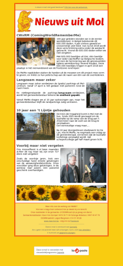 Nieuws uit Mol #3