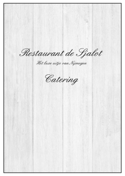 Restaurant de Sjalot Catering