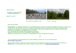 Lees hier - Natuurpunt Asse