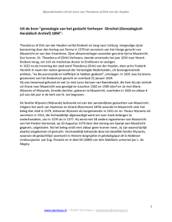 Informatie over zijn leven