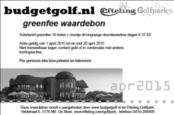 deze bon - Budgetgolf