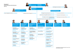 Organogram* Ministry of Infrastructure and the