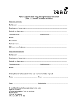 Aanvragen vergunning verkoop