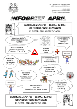 zaterdag 25/04/15 - Vrije Basisschool Sijsele