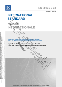INTERNATIONAL STANDARD NORME INTERNATIONALE