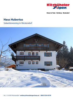 Haus Hubertus in Westendorf