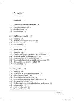 Inhoudsopgave - Brinkman Uitgeverij