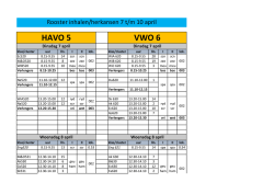 HAVO 5 VWO 6 - Het Nieuwe Lyceum