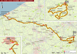 Kaart - Driedaagse De Panne