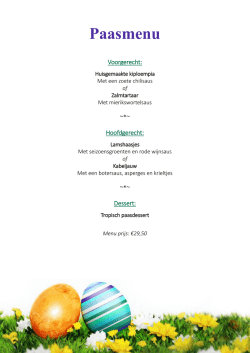 Paasmenu