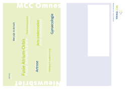 MCC Omnes, nieuwsbrief april 2015 - Afspraken huisarts en specialist