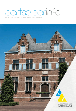 dit bestand - Gemeente Aartselaar