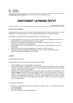 jobstudent catering (m/v)