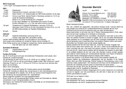 Doonder Bericht &ndash; april 2015