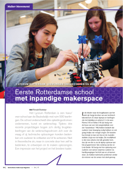 Klik hier voor het artikel. - Maker Education in Nederland