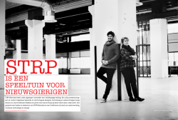 iS een SPeelTuin vooR nieuwSgieRigen