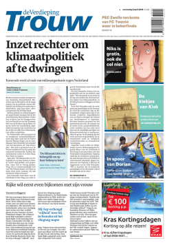 Inzet rechter om klimaatbeleid af te dwingen