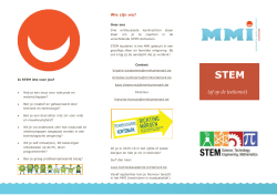 STEM-informatiefolder