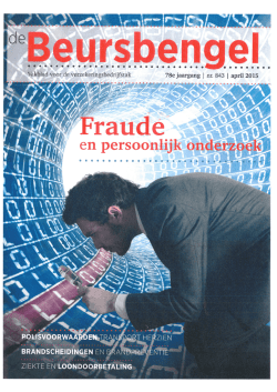 de Beursbengel april 2015
