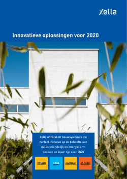 Innovatieve oplossingen voor 2020