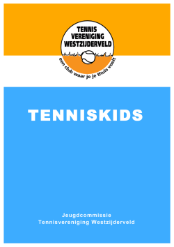 Tenniskids infoboekje