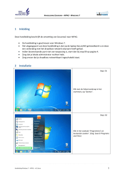 Handleiding Eduroam voor Windows 7 na 220812