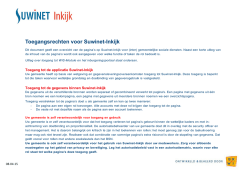 Toegangsrechten voor Suwinet-Inkijk