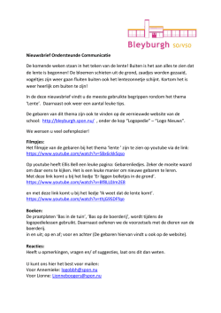 Nieuwsbrief OC april 2015 - School Bleyburgh
