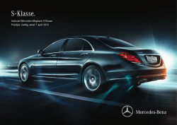 prijslijst  - Mercedes-Benz