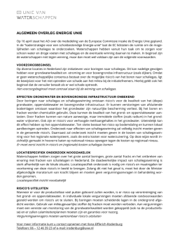 Inbreng AO Energie Unie 2015