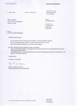 Verklaring betalingsgedrag